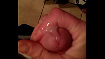 Masturbation huge cum shot