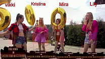 Group sex with 4 pussies in the street Misss Vikki Group sex with 4 pussies in the street Misss Vikki