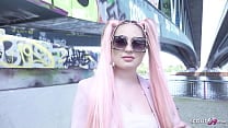 GERMAN SCOUT Pink Hair Teen Maria Gail with Saggy Tits at Rough Anal Sex Casting GERMAN SCOUT Pink Hair Teen Maria Gail with Saggy Tits at Rough Anal Sex Casting
