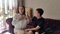 Simple but pretty hard fucked stepmom after abstinence in chastity belt Simple but pretty hard fucked stepmom after abstinence in chastity belt