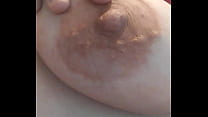 Nipples areola hard