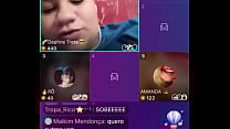 peitinhos na live da Daphne