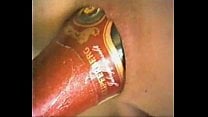 Bottle in Asshole of Girl