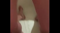 Naughty wife pissing on cock