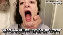 Older Dom Brushes Young Subs Teeth Older Dom Brushes Young Subs Teeth
