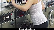 ExxxtraSmall Petite Teen Cali Hayes Fucked in Laundromat