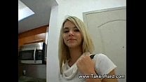 Fuck a cute busty blond teen