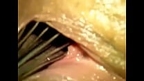Pussy gape with wisk Pussy gape with wisk