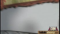 Ebony gets group cumshots 13