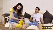 SIS PORN  Dirty babe turns rich stepbro on so now man is bound to nail shaved pussy SIS PORN  Dirty babe turns rich stepbro on so now man is bound to nail shaved pussy