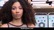 Ebony Beauty Fucked Hard For Stealing at Store