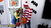 BANGBROS Teen Evelin Stone Gets Bruno Dickemz 039 s Dick In A Pumpkin