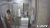 LUUV Kareflore tears and joy in the shower processing her boyfriend 039 s deep love