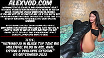 Hotkinkyjo in black top take big multiball dildo in ass anal fisting amp prolapse extreme Hotkinkyjo in black top take big multiball dildo in ass anal fisting amp prolapse extreme