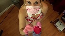 Nurse Fifi Foxx Gives POV Condom Blowjob Nurse Fifi Foxx Gives POV Condom Blowjob