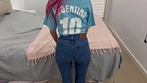 My neighbor from Argentina calls me to record her masturbating  I go to her house and she is in very provocative tight jeans My neighbor from Argentina calls me to record her masturbating  I go to her house and she is in very provocative tight jeans
