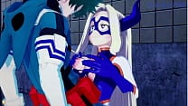 Mt Lady and Midnight and Izuku Midoriya intense sex My Hero Academia Hentai
