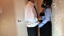 【素人】女上司と仕事中にホテルで密会。玄関入って即スーツのままSEXしました。 【素人】女上司と仕事中にホテルで密会。玄関入って即スーツのままSEXしました。