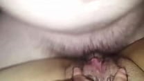 Cumshot on my wife 039 s chest with a thank you