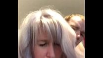 Bbw blonde milf sucking fucking cumming on Mase619