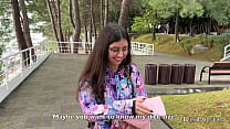 Picked up a cutie on the street  fucked and cum on her glasses Picked up a cutie on the street  fucked and cum on her glasses