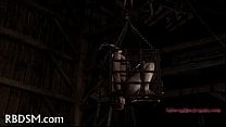 Sweetheart in latex suit gets punished Sweetheart in latex suit gets punished