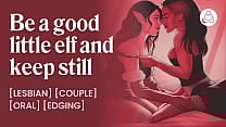 Lesbian couple double dildo orgasm   Elf cosplay lingerie fantasy   ASMR pussy licking Lesbian couple double dildo orgasm   Elf cosplay lingerie fantasy   ASMR pussy licking