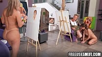 Hot stepsisters freeused by art teacher Hot stepsisters freeused by art teacher