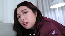 Erotic Chinese Housewife Cici with big tits plays with a hard cock