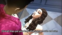 The Sims 4 max fuck his stepsister friend in the bathroom