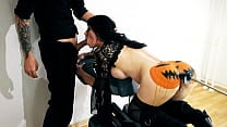 Halloween video   fucked by my anal sex machine until I piss with pleasure   throat pie blowjob