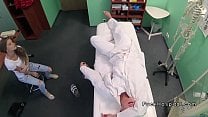 Slim patient gets bad doctors dick in office Slim patient gets bad doctors dick in office
