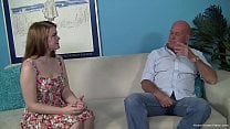 Innocent looking cutie fucked by an older man Innocent looking cutie fucked by an older man