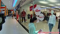Eurobabe pov fucked on spycam in public