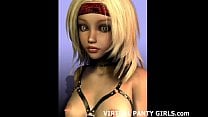 3d animated stripper in cute pink panties 3d animated stripper in cute pink panties