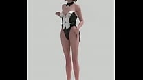 Cute Little Bunny Girl Spin Cute Little Bunny Girl Spin