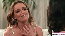 Lesbian milf makes redhead petite neighbor lick her pussy Lesbian milf makes redhead petite neighbor lick her pussy