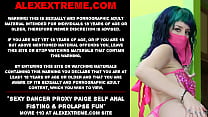 Sexy dancer Proxy Paige self anal fisting amp prolapse fun