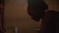 KiKi Layne topless IF BEALE STREET COULD TALK nude tits nipples boobs sex black actress