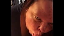 Super Sloppy Blow Job with Messy Cum Shot VivianDimondBBW