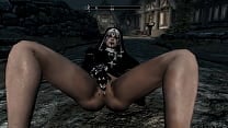 Skyrim 2 nuns masturbating with leather gloves in front of everyone Skyrim 2 nuns masturbating with leather gloves in front of everyone