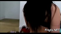 Adorable teen is in the mood to get her vagina ravaged