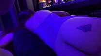 RedFantasies FREEBIES  Long night    Long BJ on a slutty blue net outfit