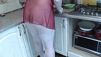 MILF Frina continues naked cooking Todays menu is chicken Sexy Milf in kitchen no panties in transparent negligee Natural tits Pussy Beautifull ass MILF Frina continues naked cooking Todays menu is chicken Sexy Milf in kitchen no panties in transparent negligee Natural tits Pussy Beautifull ass