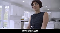 PovMom4K Feeding his MILF stepmothers Jessica Ryan neglected pussy from behind
