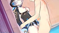 Cipher and Firefly take in so much Cum in their Pussies Honkai Star Rail