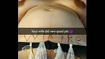 Big boobed curvy thick wife turned into fertile cumdump by her new kinky lover Cuckold Captions Milky Mari