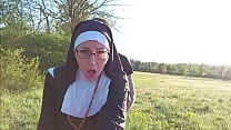 This nun gets her ass filled with cum before she goes to church