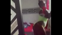 Ghanaian lady showing her booty