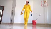 Naked maid cleans office space Maid without panties Hall full Naked maid cleans office space Maid without panties Hall full